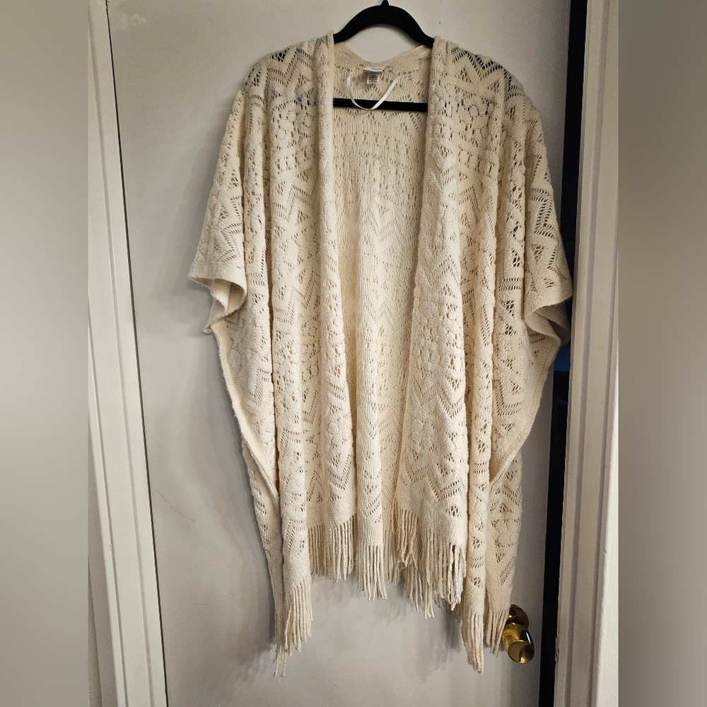 Sonoma fringe cardigan